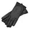 1861 Glove Manufactory Assis - Women's Leather Gloves In Black In Black