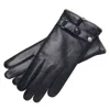 1861 Glove Manufactory Bergamo Men's Nappa Leather Gloves In Blue Navy In Blue