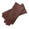 1861 Glove Manufactory Brown Benevento - Handmade Deerskin Men's Gloves In Taupe In Brown