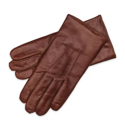1861 Glove Manufactory Brown Benevento - Handmade Men's Gloves In Tabacco