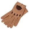 1861 Glove Manufactory Brown Rome - Men's Deerskin Driving Gloves In Coco In Brown