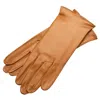 1861 Glove Manufactory Brown Shield & Style - Women's Nappa Leather Gloves In Camel In Brown