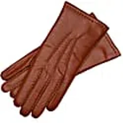 1861 Glove Manufactory Brown Treviso Hand Sewn Men's Gloves In Tobacco