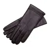 1861 Glove Manufactory Ferrara - Women's Handmade Gloves In Black Nappa Leather In Black