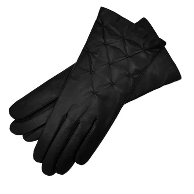 1861 Glove Manufactory Firenze - Women's Nappa Leather Gloves In Black