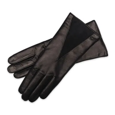 1861 Glove Manufactory Florence - Women's Nappa Leather Gloves In Black