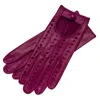 1861 Glove Manufactory Pink / Purple Rimini - Women's Leather Driving Gloves In Clover Nappa Leather In Pink/purple