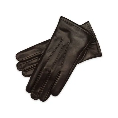 1861 Glove Manufactory San Severo - Men's Leather Gloves In Dark Brown