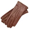 1861 Glove Manufactory San Severo - Men's Leather Gloves In Saddle Brown In Brown