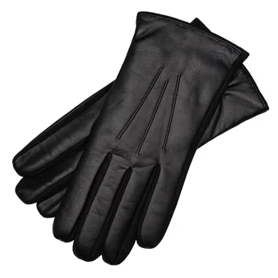 1861 Glove Manufactory Sassari Men's Nappa Leather Gloves In Black