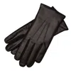 1861 Glove Manufactory Sassari Men's Nappa Leather Gloves In Dark Brown In Brown