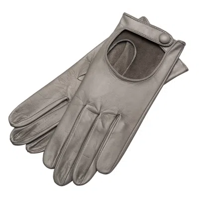 1861 Glove Manufactory Shield & Style - Men's Nappa Leather Urban Gloves In Grey