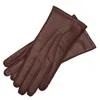 1861 Glove Manufactory Treviso Hand Sewn Men's Gloves In Saddle Brown In Brown