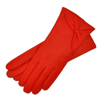 1861 Glove Manufactory Vittoria - Women's Leather Gloves In Red