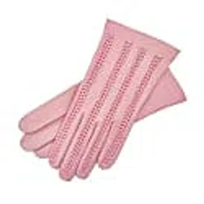 1861 Glove Manufactory Pink Leather Gloves For Woman - Handmade - Vernazza