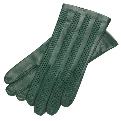1861 Glove Manufactory Women's Vernazza - Leather Gloves For Woman In Green