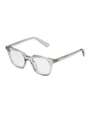 The Book Club The Snatcher In Black Tie Cat-eye Readers In Sea Spray
