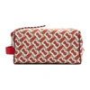 BURBERRY Red Monogram Pouch
