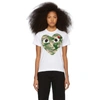 COMME DES GARÇONS PLAY COMME DES GARCONS PLAY WHITE AND RED CAMO HEART T-SHIRT