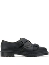 YOHJI YAMAMOTO YOHJI YAMAMOTO BUCKLE STRAP LOAFERS - 黑色