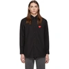 COMME DES GARÇONS PLAY COMME DES GARCONS PLAY BLACK AND RED HEART PATCH SHIRT