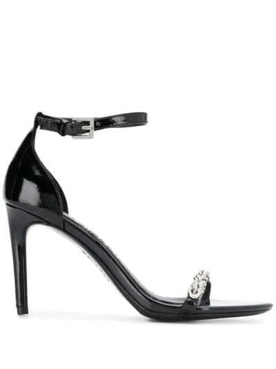 Calvin Klein Rajni Chain Stiletto Sandal In Black