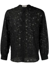 SAINT LAURENT star embroidered shirt
