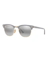 RAY BAN CLUBMASTER GRADIENT SUNGLASSES,PROD146550139