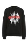 GIVENCHY PRINTED COTTON-JERSEY HOODED SWEATSHIRT,685710