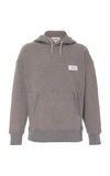 GIVENCHY MÉLANGE COTTON-JERSEY HOODED SWEATSHIRT,707504