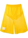 ARTICA ARBOX ARTICA ARBOX KNEE-LENGTH TRACK SHORTS - YELLOW