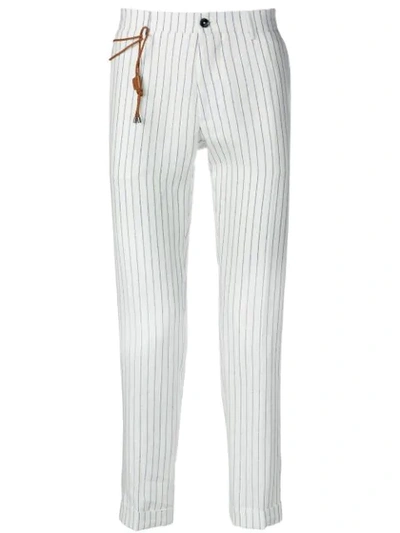 Berwich Striped Trousers - 白色 In White