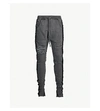 ALCHEMIST RIPPED WOVEN-PANEL COTTON-JERSEY JOGGING BOTTOMS