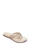 Bernardo Miami Leather Slide Sandals In Distressed Platinum Leather