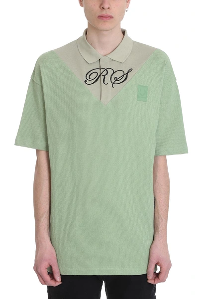 Fred Perry Oversized Green Cotton Polo