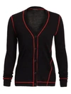 RAG & BONE Shannon Contrast Stitch Cardigan