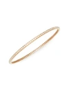 ROBERTO COIN 18K Rose Gold & Diamond Bangle Bracelet