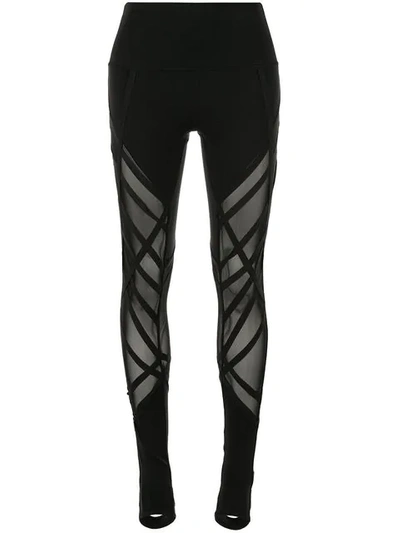 Alo Yoga High-waist Wrapped Stirrup Leggings In Black