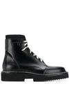 OAMC OAMC STIEFEL IM MILITARY-LOOK - SCHWARZ