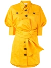 ACLER ACLER PRIESTLY DENIM SHIRT DRESS - YELLOW