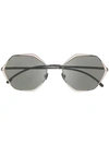 MYKITA ALESSIA SQUARE FRAME SUNGLASSES