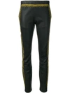 HAIDER ACKERMANN EMBROIDERED SLIM-FIT TROUSERS