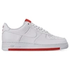 NIKE NIKE MEN'S AIR FORCE 1 '07 1 CASUAL SHOES IN WHITE SIZE 13.0 LEATHER,2451700