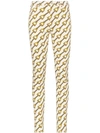 GUCCI CHAIN PRINT SKINNY JEANS