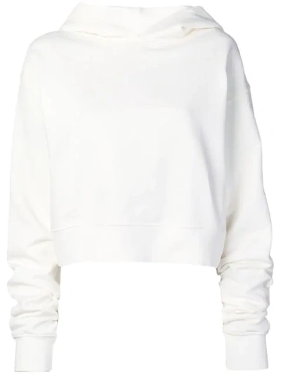 Artica Arbox Cropped Logo Hoodie - 白色 In White