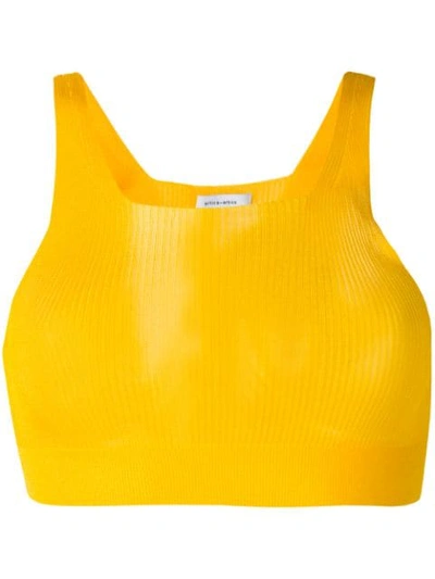 Artica Arbox Cropped Tank Top In Yellow