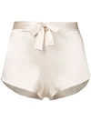 GILDA & PEARL Sophia satin shorts