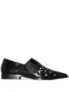 HAIDER ACKERMANN BABOUCH LASER CUT FLAT LOAFERS