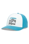 PATAGONIA LINE LOGO RIDGE ROGER THAT BASEBALL CAP - WHITE,38253