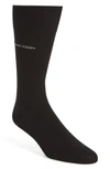 Calvin Klein Giza Crew Socks In Black